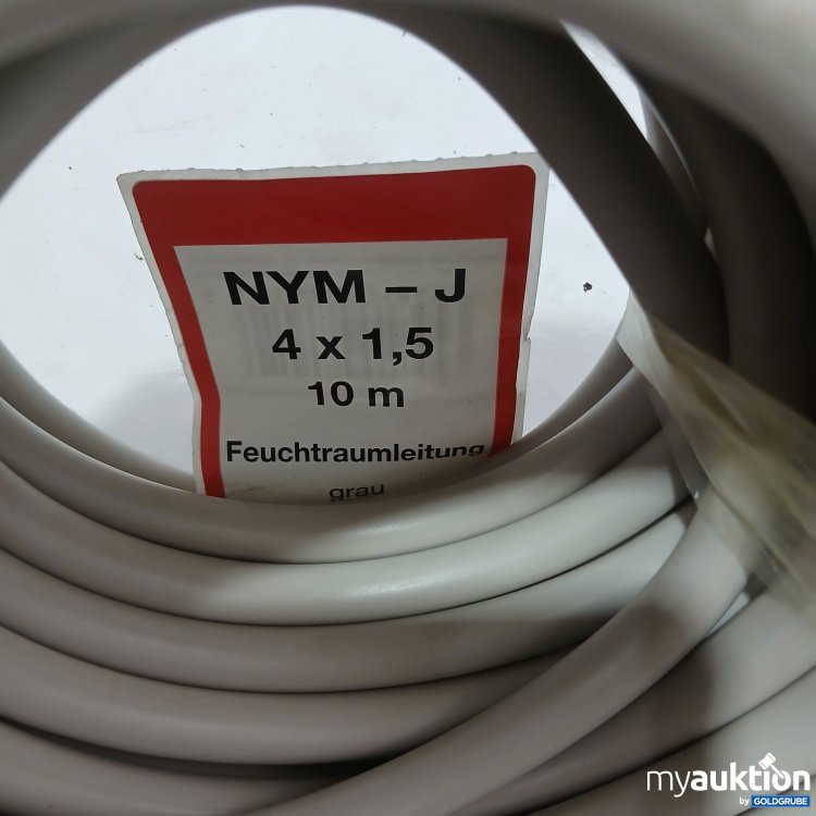 Artikel Nr. 448413 Artikel Nr. 448413: NYM-J Elektrokabel 4 x 1,5 mm² 10 m grau