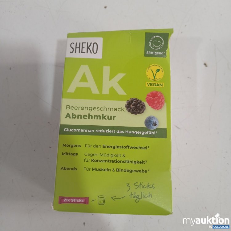 Artikel Nr. 465413 Artikel Nr. 465413: SHEKO Abnehmkurs Beerengeschmack 21 Sticks