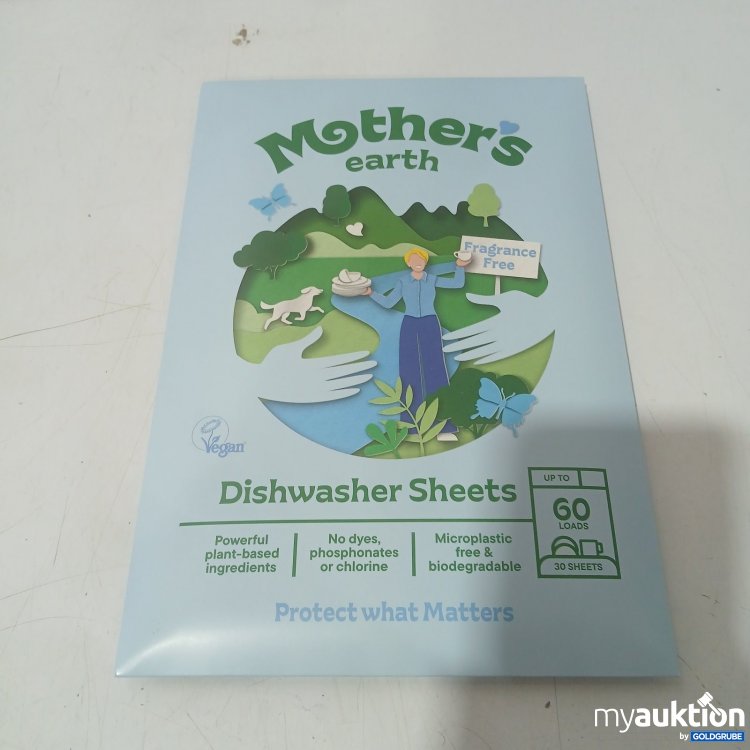 Artikel Nr. 469413: Mothers earth Dishwasher 30 Sheets 150 g
Fragrance free