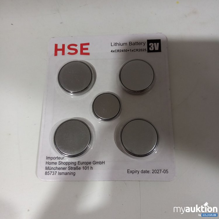 Artikel Nr. 768413 Artikel Nr. 768413: HSE Batterien 4xCR2450 1xCR2025