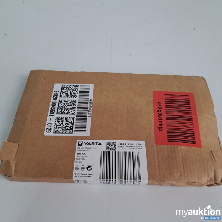 Artikel Nr. 809413: Varta LR6 AA Mignon 1.5V 40Stk.