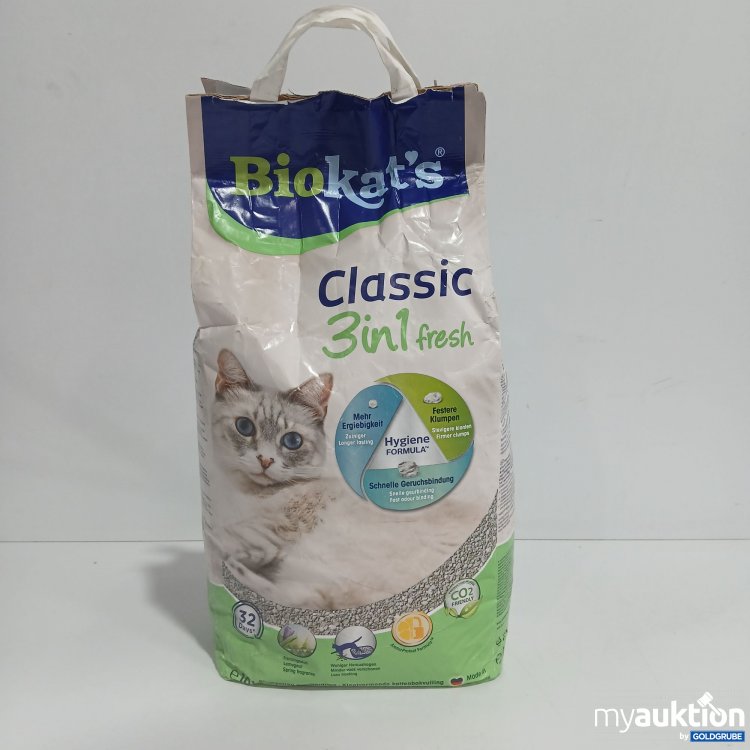 Artikel Nr. 816413 Artikel Nr. 816413: Bio Kats Classic 3in1 fresh Katzenstreu 10L