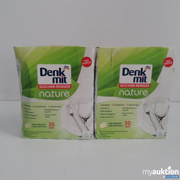 Artikel Nr. 827413: Denk mit Geschirr Reiniger Nature 2x30 Tabs