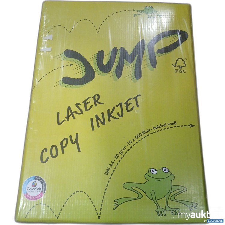 Artikel Nr. 887413 Artikel Nr. 887413: Jump Kopierpapier A4 10x500 Blatt