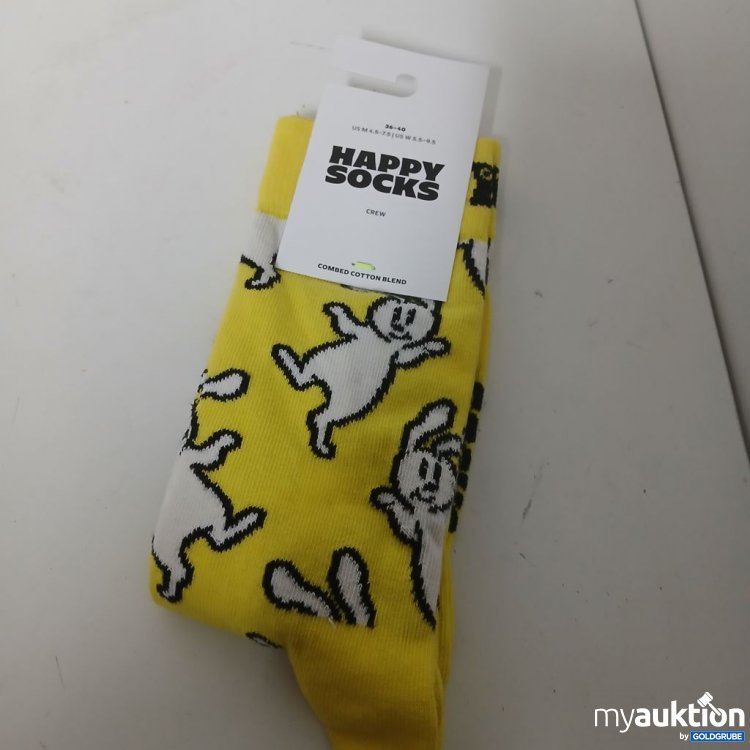 Artikel Nr. 919413: Happy Socks Socken Gelb mit Motiv
