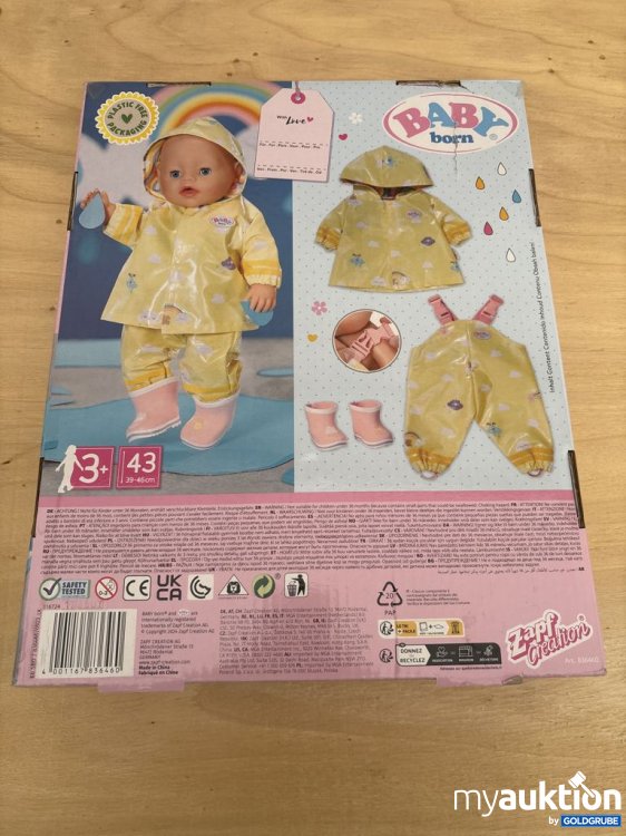 Artikel Nr. 921413: BABY born Zapf Creation Kleidung Regenbekleidung