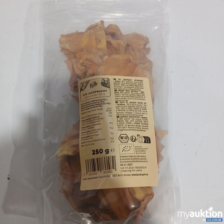 Artikel Nr. 973413: KoRo BIO Jackfrucht 250g getrocknet 