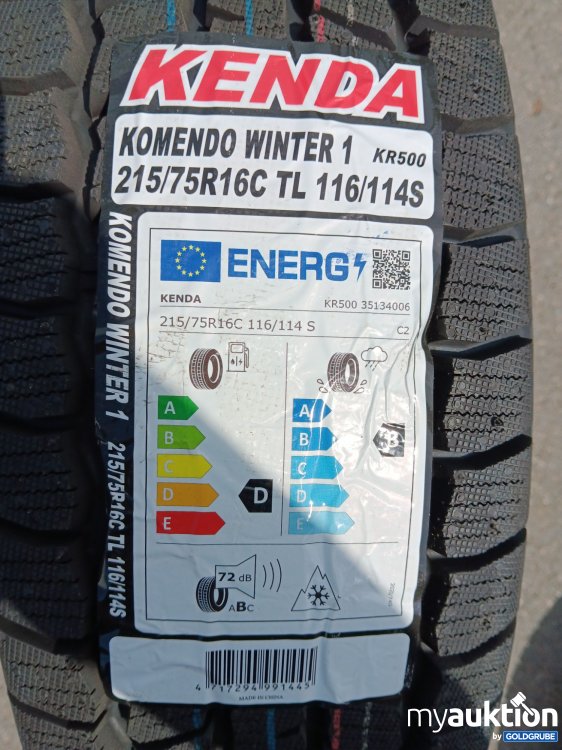 Artikel Nr. 440414 Artikel Nr. 440414: Kenda Komendo Winter 1 KR500 215/75R16C TL 116/114S