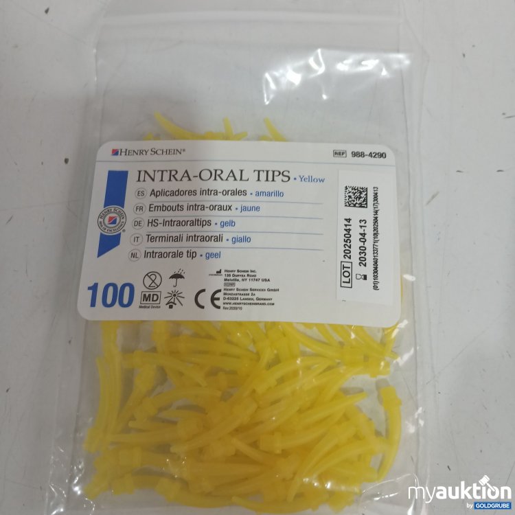 Artikel Nr. 444414: Henry Schein HS-Intraoraltips gelb 100x 