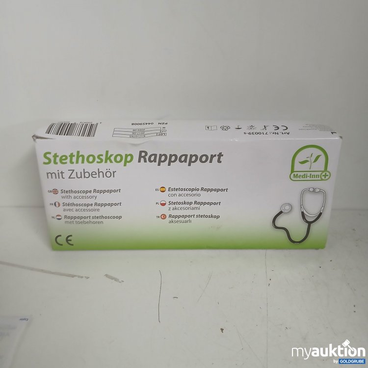 Artikel Nr. 828414 Artikel Nr. 828414: Stethoskop Rappaport mit Zubehör