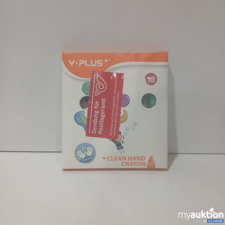 Artikel Nr. 873414: Y-Plus+ Clean Hand Crayon Kreide 12 Stk.