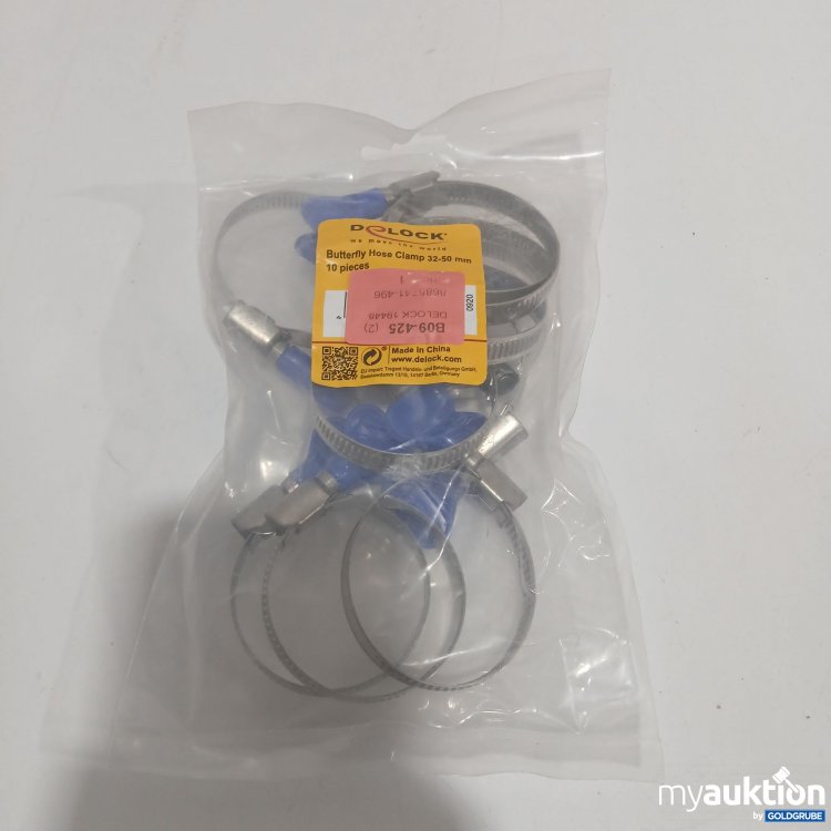 Artikel Nr. 879414 Artikel Nr. 879414: Delock Butterfly Hose Clamp 32-50mm 10Pcs.
