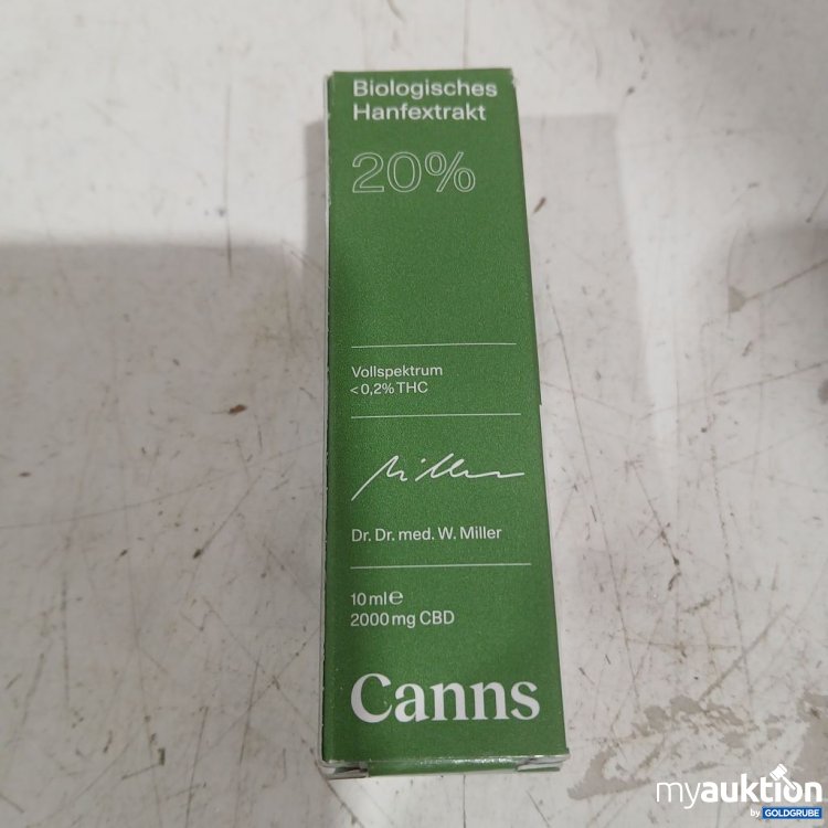 Artikel Nr. 934414 Artikel Nr. 934414: Canns Biologisches Hanfextrakt 20% 10ml