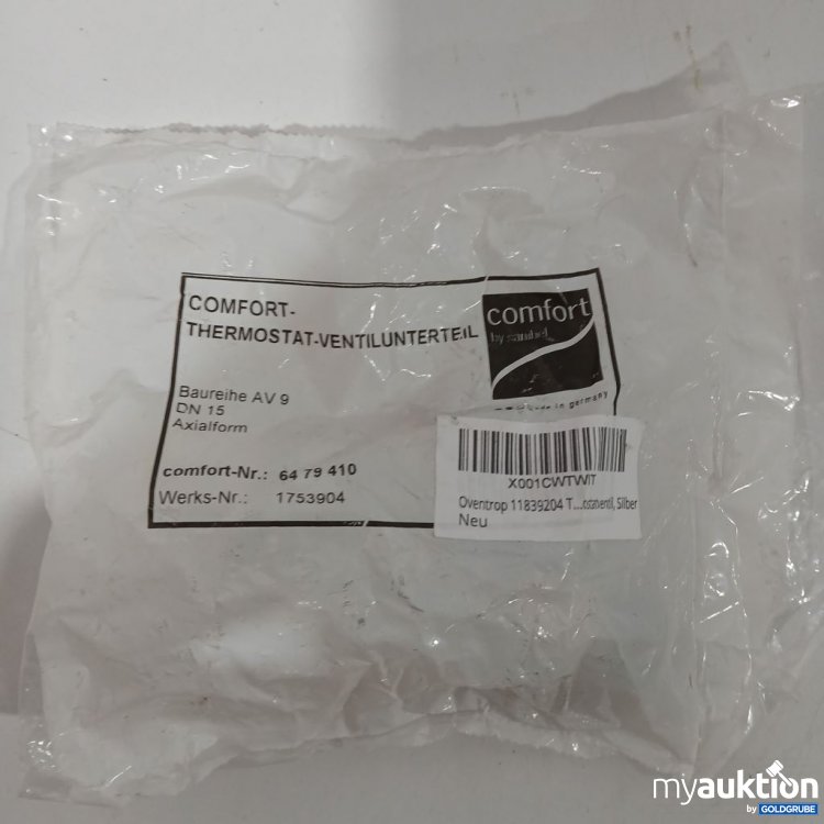 Artikel Nr. 951414: comfort Thermostat-Ventilunterteil DN 15