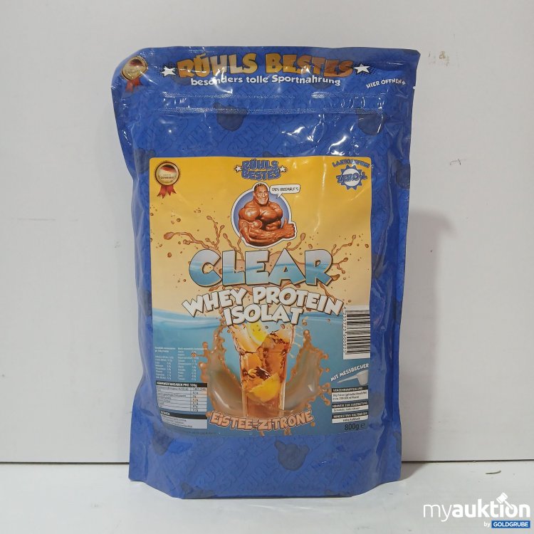 Artikel Nr. 970414 Artikel Nr. 970414: Rühls Bestes Clear Whey Protein Isolat Eistee-Zitrone Geschmack 800g