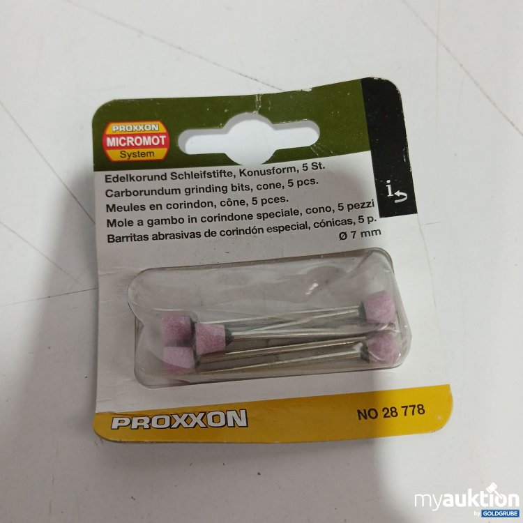 Artikel Nr. 441415: Proxxon Edelkorund Schleifstifte 5stk NO 28 778