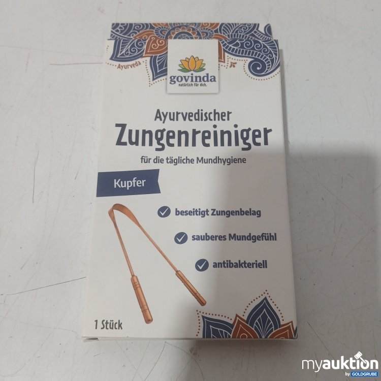 Artikel Nr. 469415: govinda Ayurvedischer Zungenreiniger Kupfer