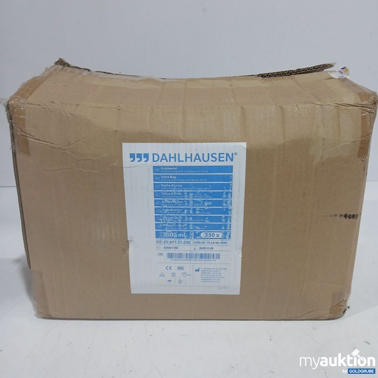 Artikel Nr. 524415: Dahlhausen Urinbeutel mit Rückschlagventil und Ablassvorrichtung 2000ml 250Stk 