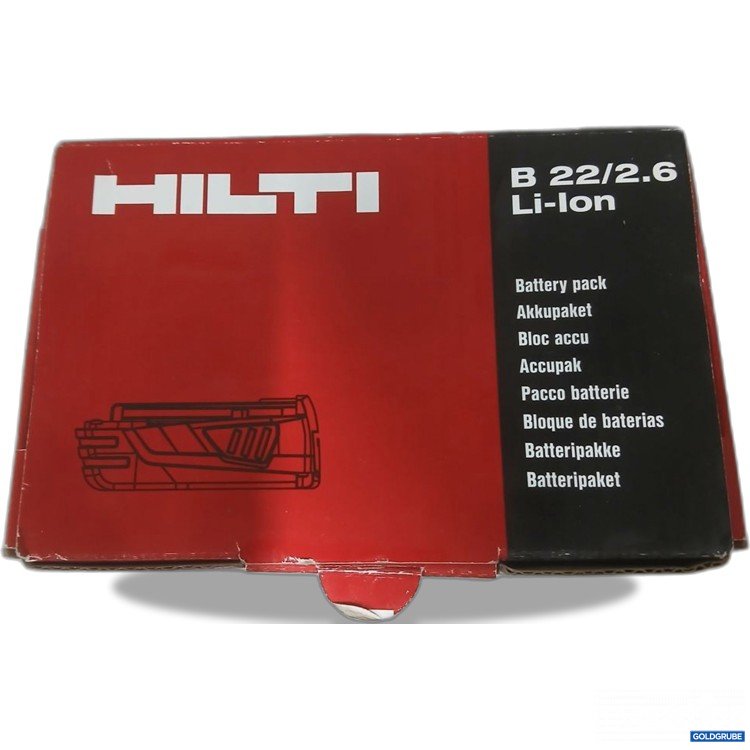Artikel Nr. 934415 Artikel Nr. 934415: HILTI B 22/2.6 Li-Ion Akku-Paket