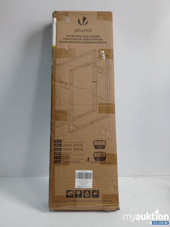 Artikel Nr. 950415: Vounot Teleskopisches Kaminholzregal 