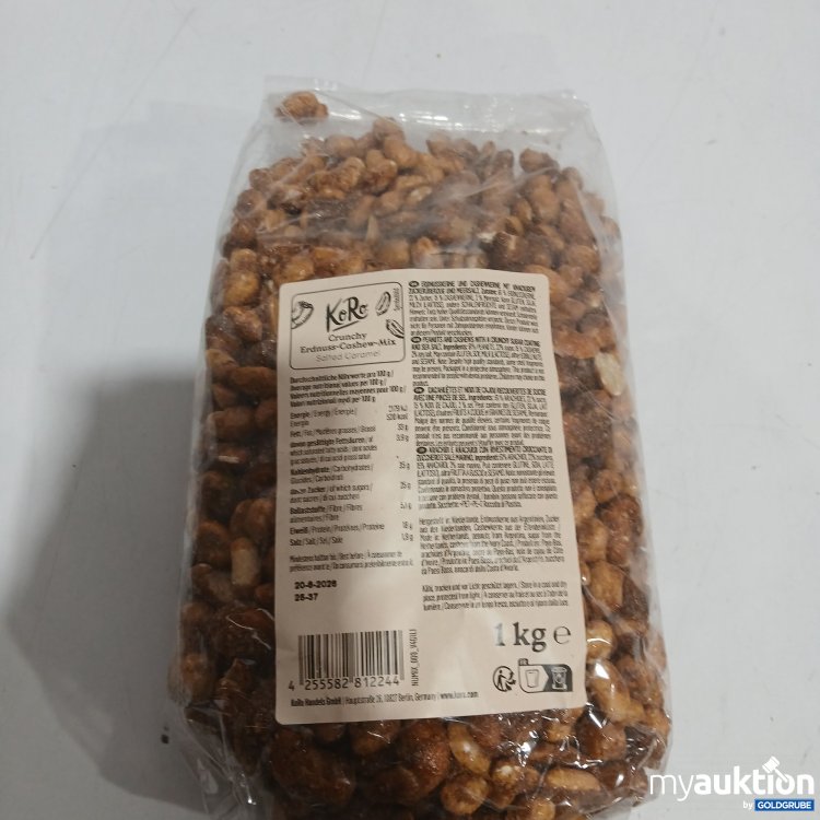 Artikel Nr. 973415: KoRo Crunchy Erdnuss Cashew Mix Salted Caramel 1kg 
