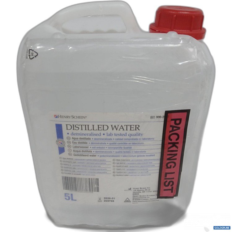 Artikel Nr. 524416: Henry Schein Distilled Water 5L 