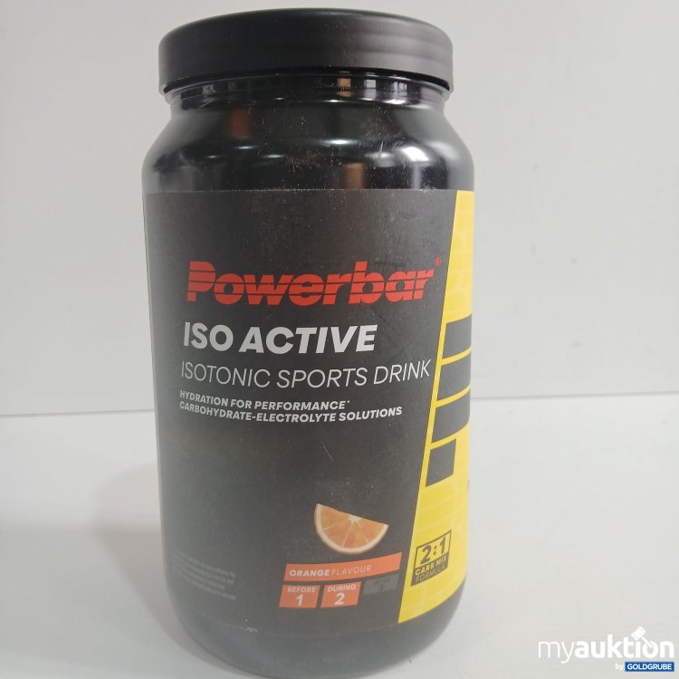 Artikel Nr. 855416 Artikel Nr. 855416: Powerbar Iso Active Isotonic Sports Drink Orange Flavour 1320g