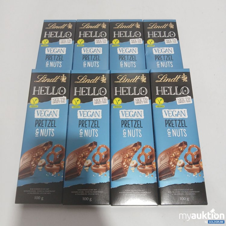 Artikel Nr. 906416 Artikel Nr. 906416: Lindt Hello Vegan Pretzel & Nuts 8x100g