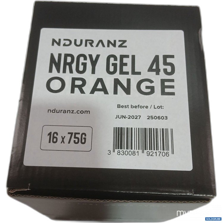Artikel Nr. 980416 Artikel Nr. 980416: Nduranz Nrgy Gel 45 Orange 16x75g