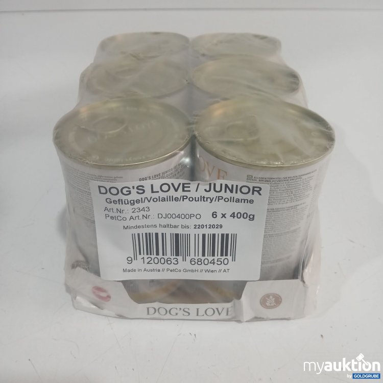 Artikel Nr. 981416: Dogs Love Junior Geflügel 6x400g 