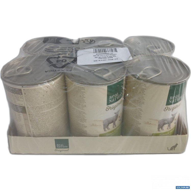 Artikel Nr. 990416 Artikel Nr. 990416: Real nature Original Katzenfutter light Huhn & Lamm 6x400g