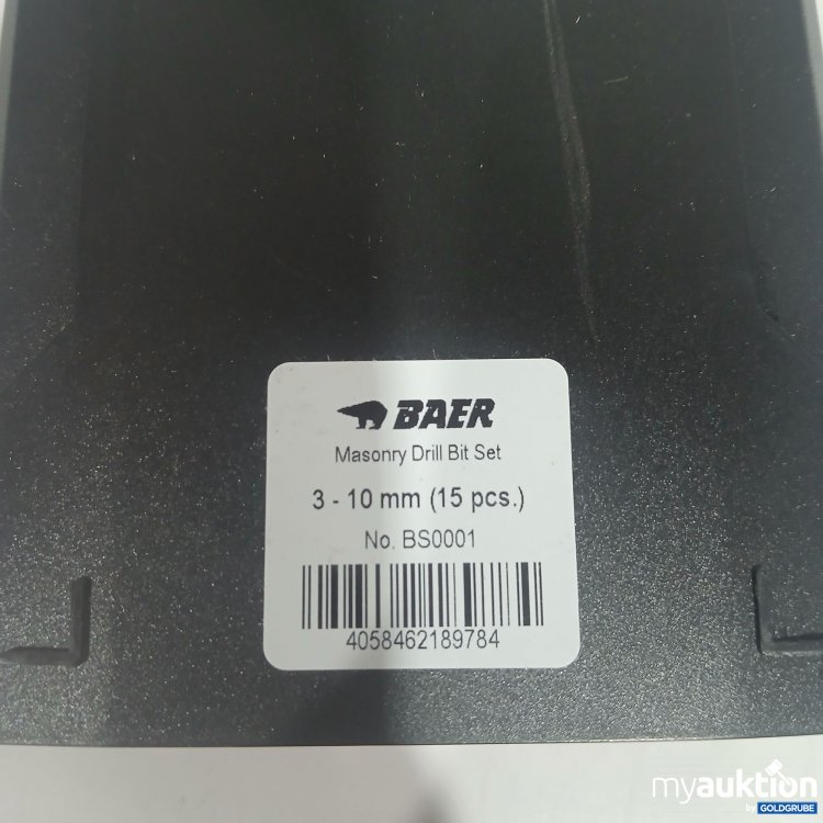 Artikel Nr. 870417: Baer Masnory Drill Bit Set 3-10mm 15tlg. 