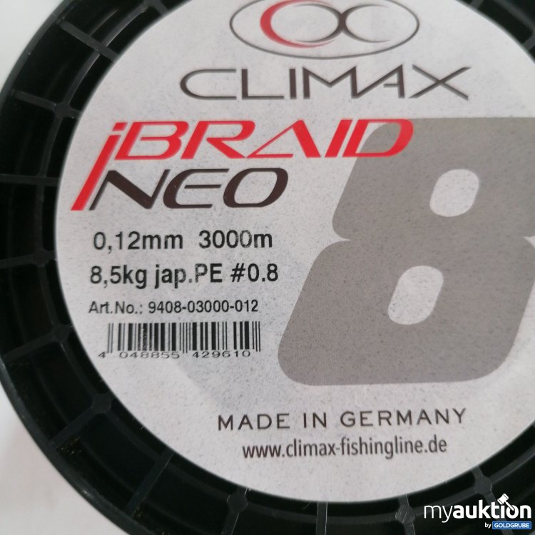 Artikel Nr. 439418: Climax iBraid Neo 0.12mm, 3000m, gelb 