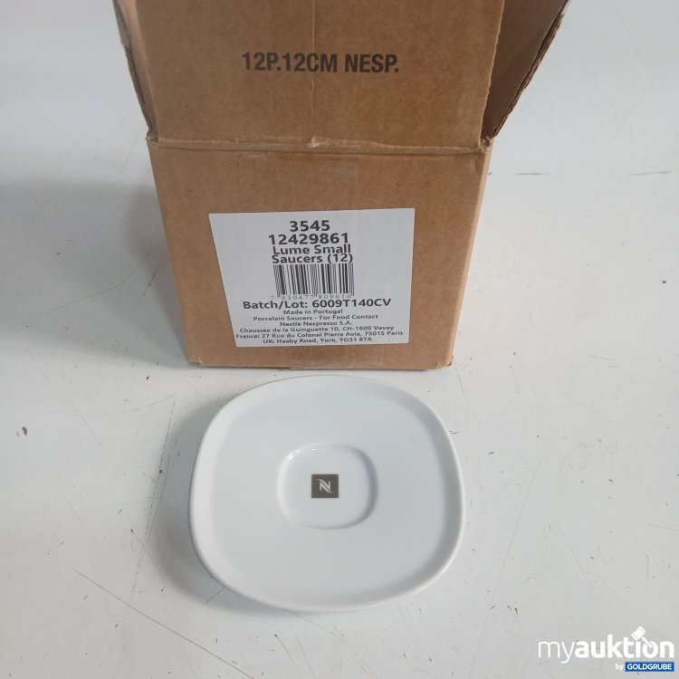 Artikel Nr. 461418 Artikel Nr. 461418: Nespresso Lume Small Saucers 12Stk