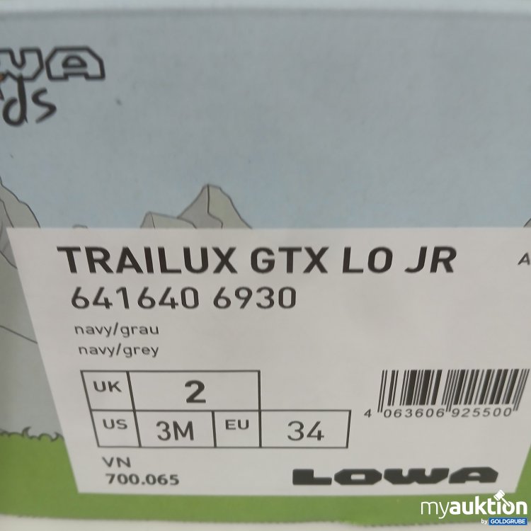 Artikel Nr. 462418 Artikel Nr. 462418: Lowa Trailux GTX LO JR Größe 34
