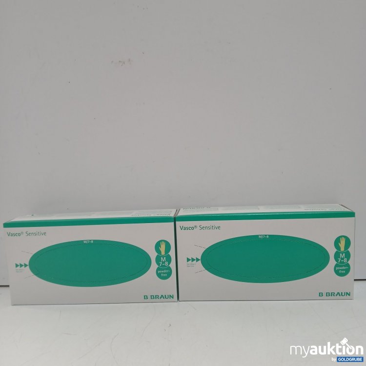 Artikel Nr. 468418: 2Stk Braun Vasco Sensitive Schutzhandschuhe M 7-8 powder-free