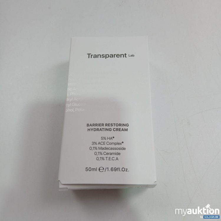 Artikel Nr. 815418: Transparent Lab Barrier Restoring Hydrating Cream 50ml