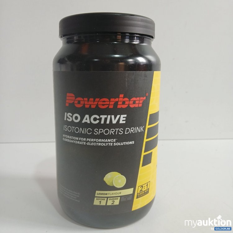 Artikel Nr. 855418 Artikel Nr. 855418: Powerbar Iso Active Isotonic Sports Drink Lemon Flavour 1320g