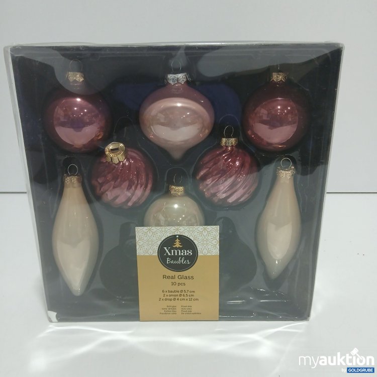 Artikel Nr. 906418 Artikel Nr. 906418: Xmas Baubles Real Glass 8 Stück