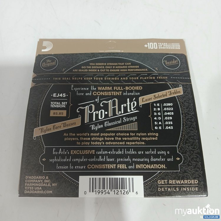 Artikel Nr. 956418: D'Addario Pro Arte Nylon Core Normal Tension EJ45 