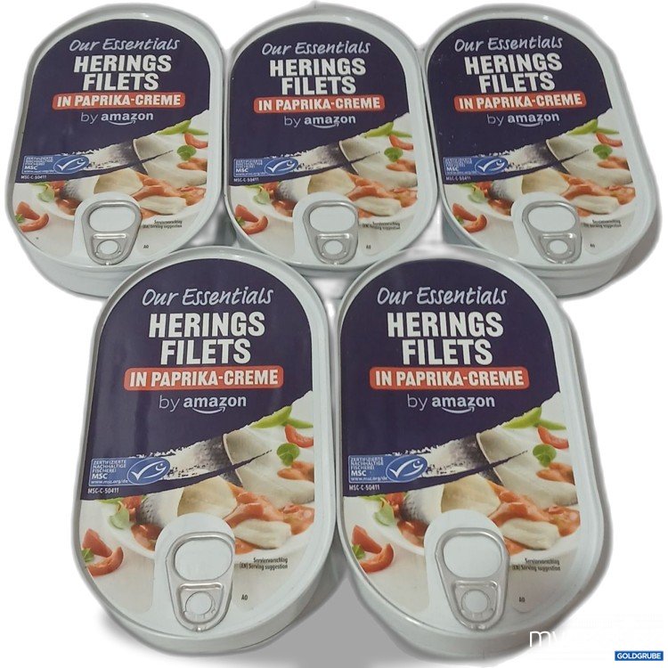 Artikel Nr. 970418 Artikel Nr. 970418: Amazon our Essentials Herings Filets in Paprika-Creme, 5×200g
