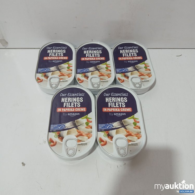 Artikel Nr. 970418 Artikel Nr. 970418: Amazon our Essentials Herings Filets in Paprika-Creme, 5×200g