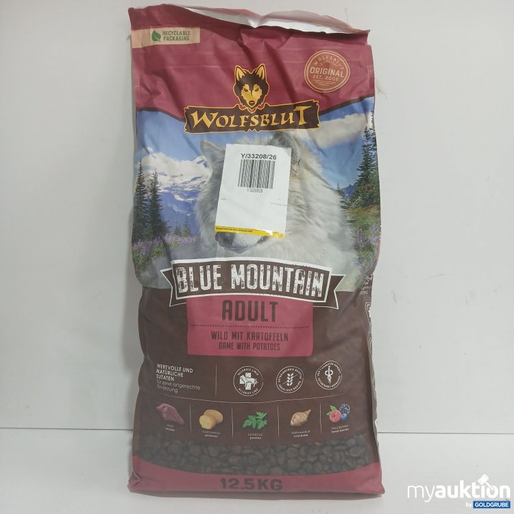 Artikel Nr. 988418 Artikel Nr. 988418: Wolfsblut Blue Mountain Adult Wild mit Kartoffeln 12,5kg