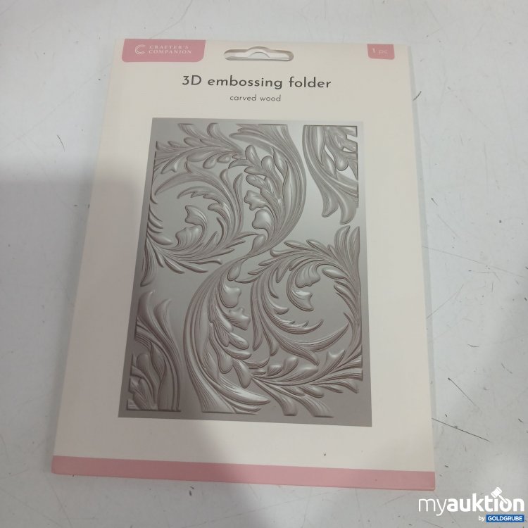 Artikel Nr. 996418 Artikel Nr. 996418: Crafter's Companion 3D embossing folder carved wood 1Pc.