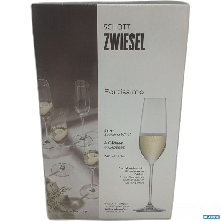 Artikel Nr. 447419 Artikel Nr. 447419: SCHOTT ZWIESEL Fortissimo Sekt 4 Gläser 240ml