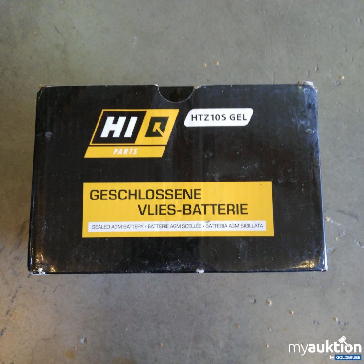 Artikel Nr. 656419: Hi Parts geschlossene Vlies Batterie HTZ10S Gel
