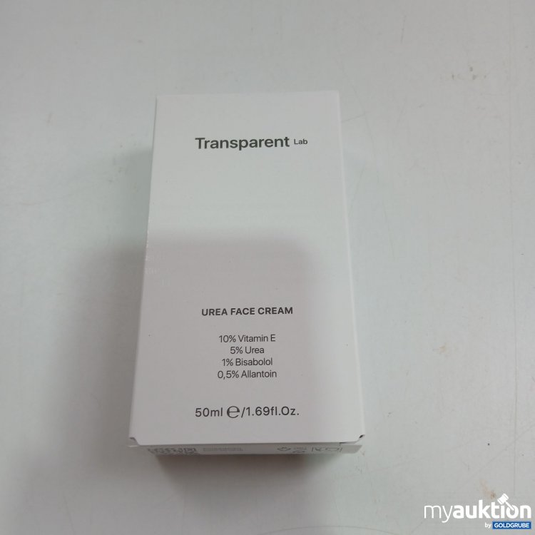 Artikel Nr. 815419: Transparent Lab Urea Face Cream 50ml 