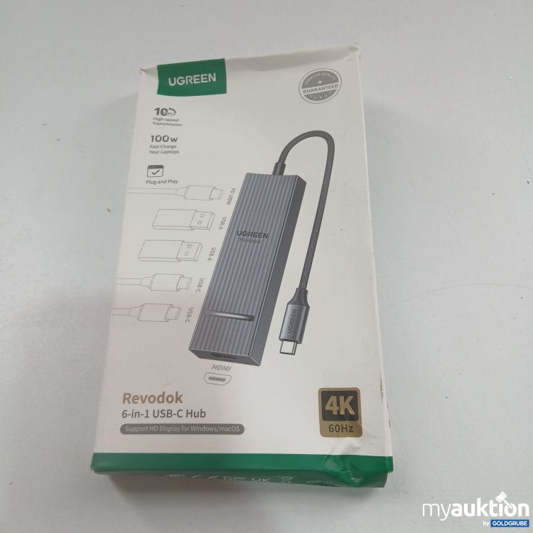 Artikel Nr. 843419 Artikel Nr. 843419: Ugreen Revodok 6in1 USB-C Hub