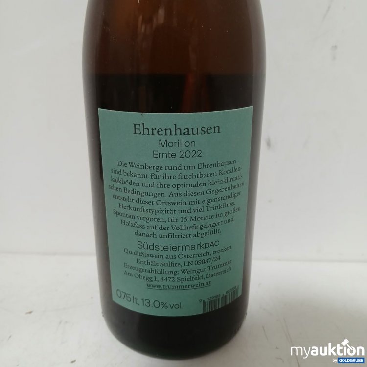 Artikel Nr. 930419: Trummer Ehrenhausen Morillon 2022 0.75 l