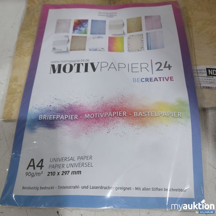 Artikel Nr. 934419 Artikel Nr. 934419: ND Motivpapier 24 A4 90g
